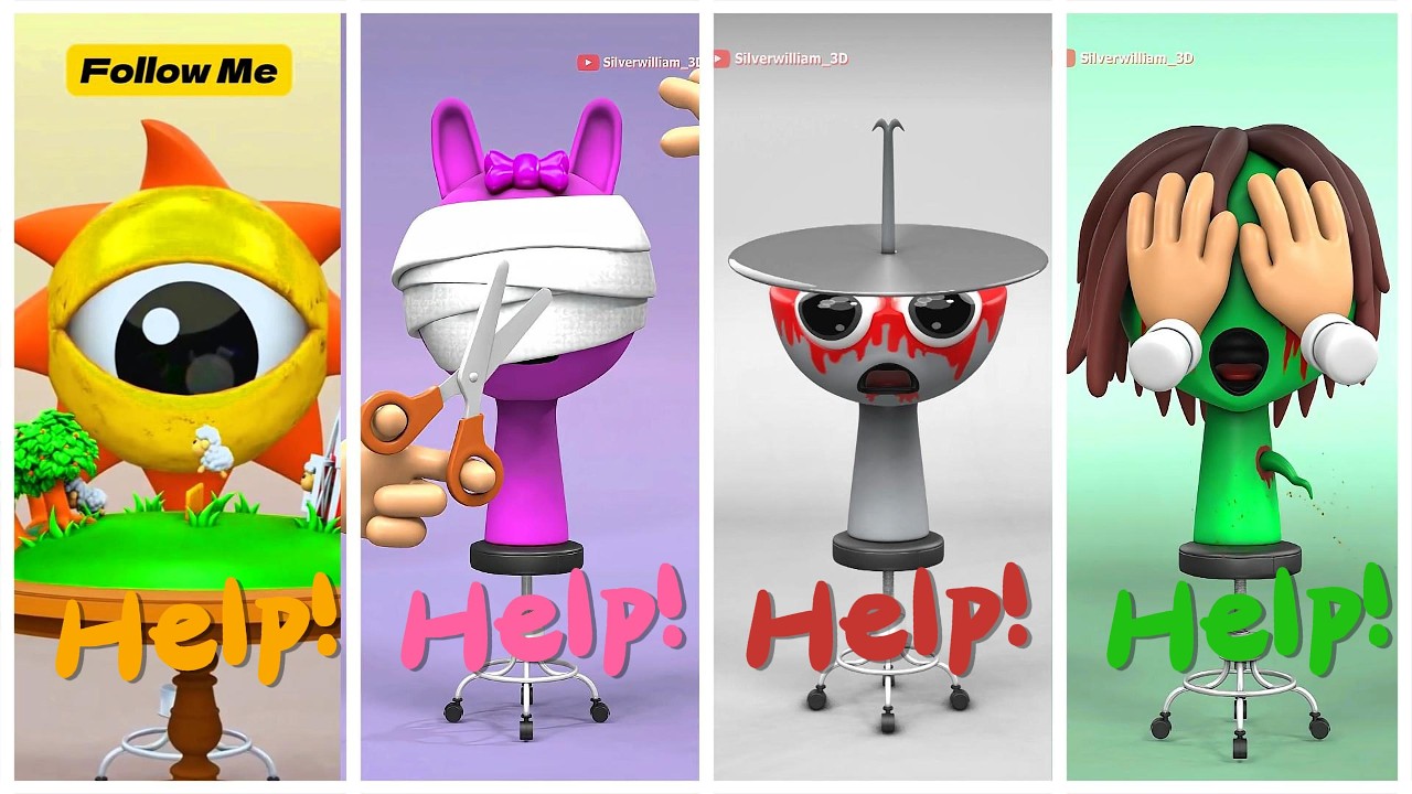 Oh no! 😟 The Sprunkis are hurt, scared, and very confused.They need help right now!