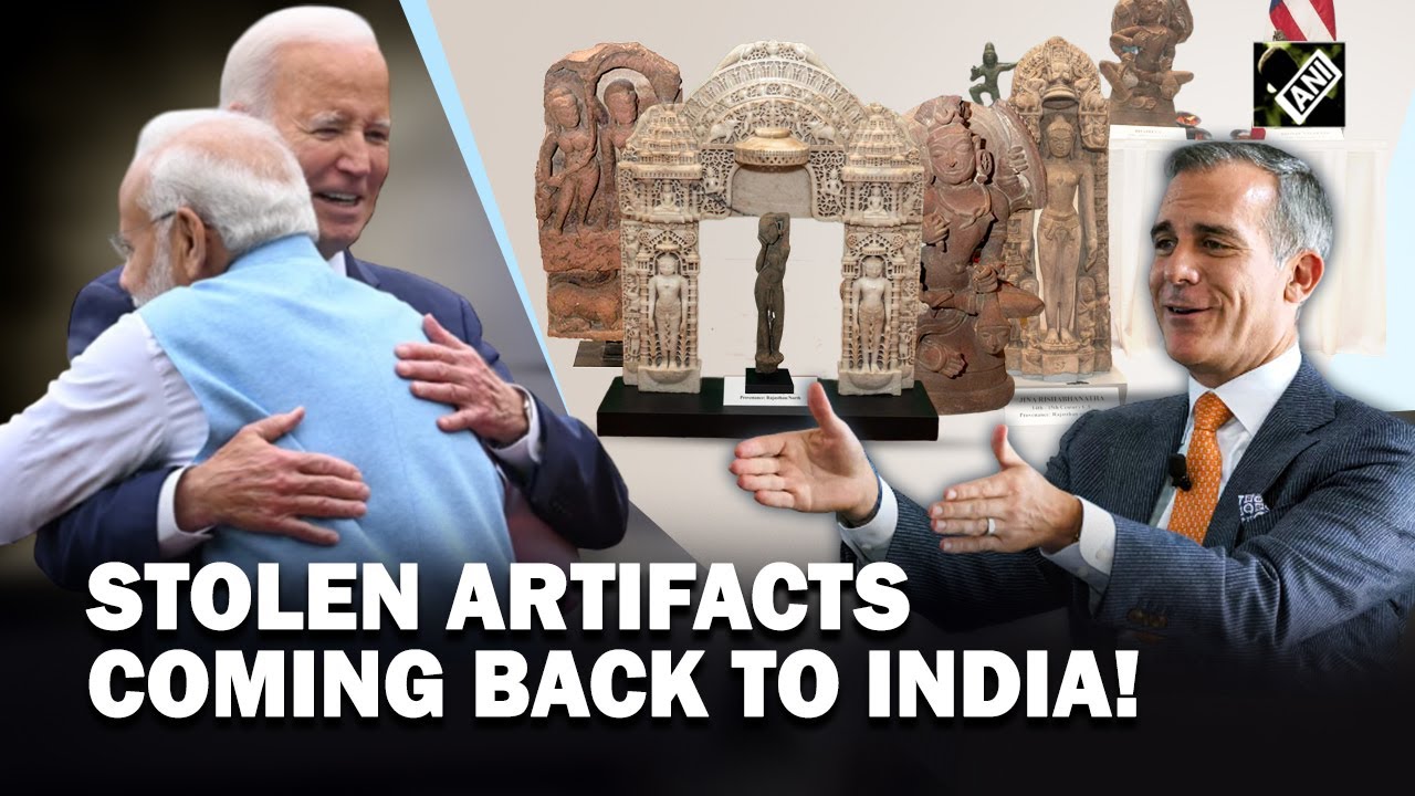 Stolen, illegally sold Indian art in the US making its way back. US Envoy to India Garcetti explains