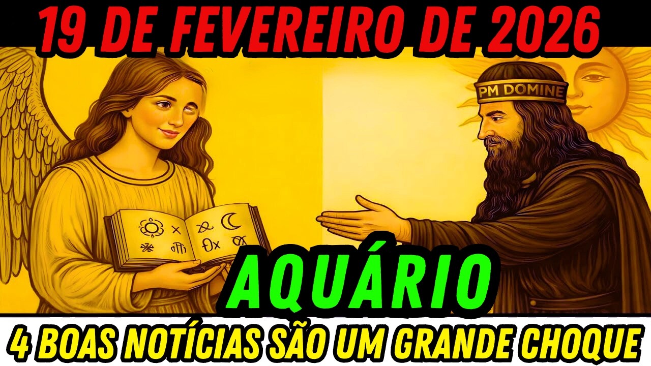 🌌 O Despertar de Aquário: 19 de fevereiro de 2026 vai MUDAR a sua vida! ✨💫