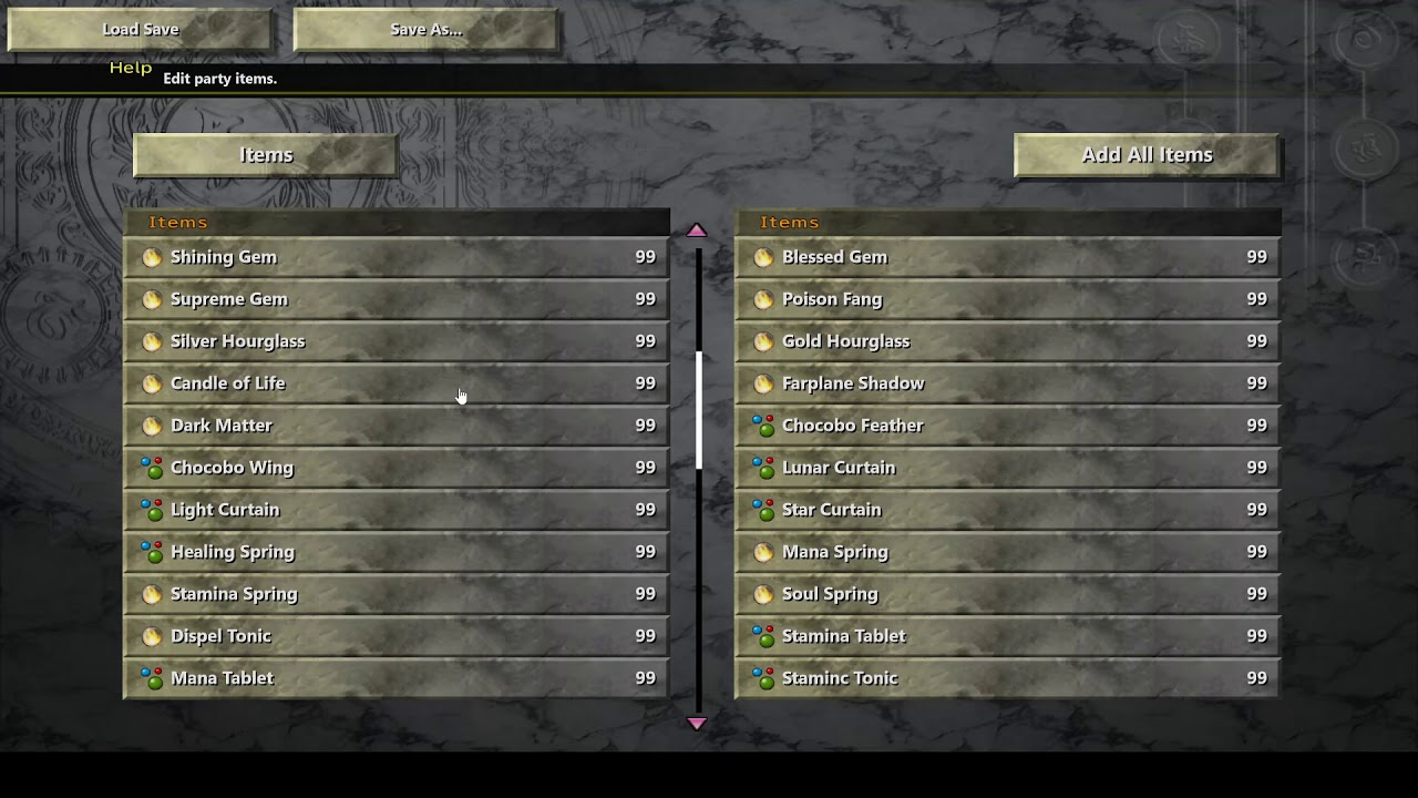 C# WPF: Powerful Game Save Editor - FFX2