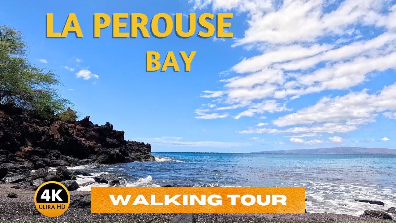 Walk on MAUI's Stunning La Perouse Bay in 4K 60fps!
