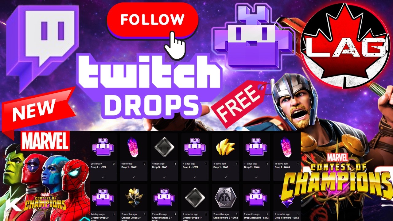 🆕 Twitch Drops от CCP?! Подписывайтесь на ❤ Lagacy99! Бесплатный 7-звездочный Тор Рагнарок! (Улуч...