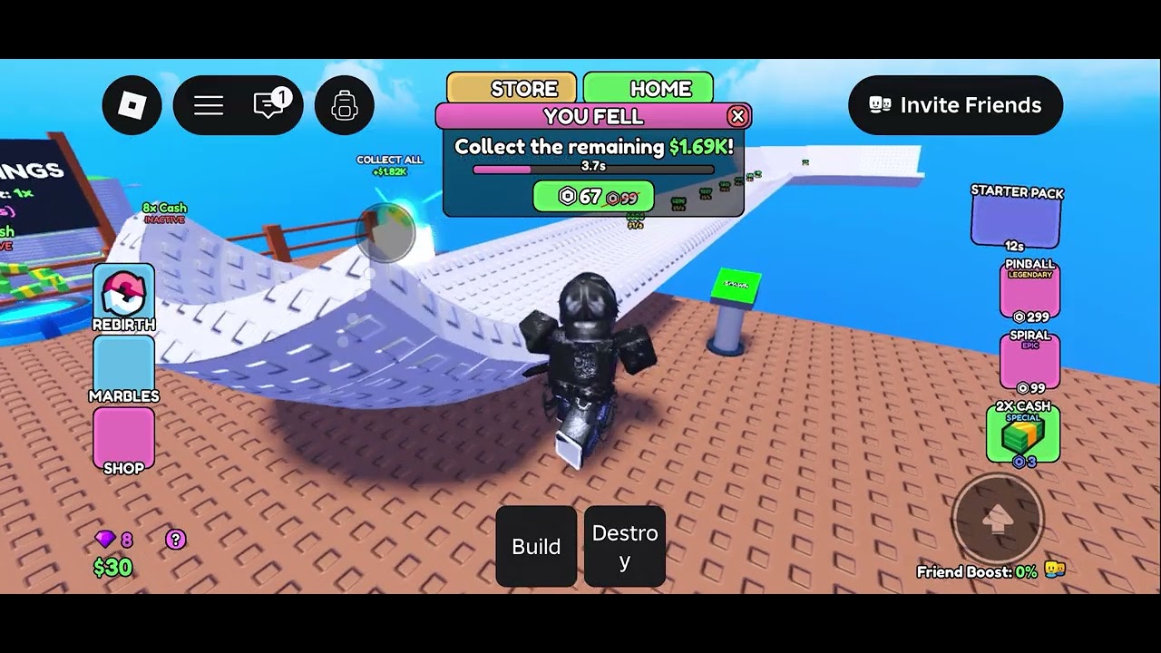 Build the waterslide ￼