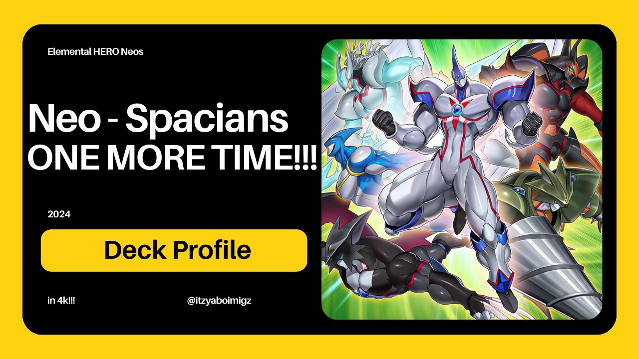 Neo-Spacians Deck Profile in 4k!!! Discard 4 Cards From Your Opponent! 2024