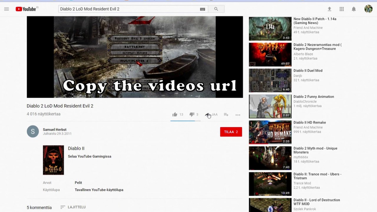 Adding videos to phrozen keeps youtube video gallery