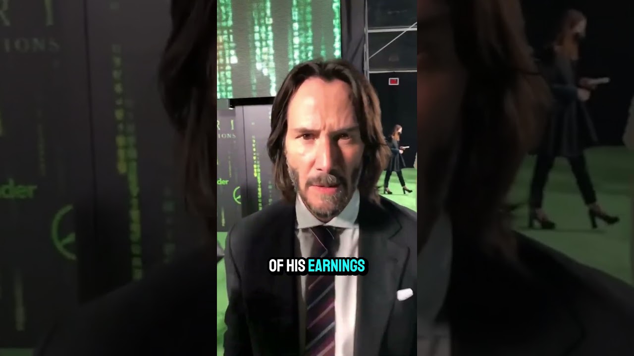 Keanu Reeves The Man with Big Heart 💗❤️💪🔥 Motivational #shorts #keanureeves #anotherlove #motivation