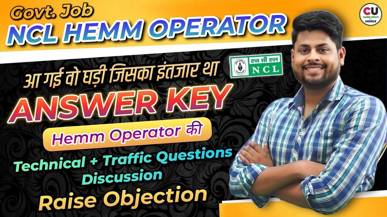 NCL HEMM Operator 2023 Paper Analysis | Technical & Traffic Questions Discussion | HEMM Operator