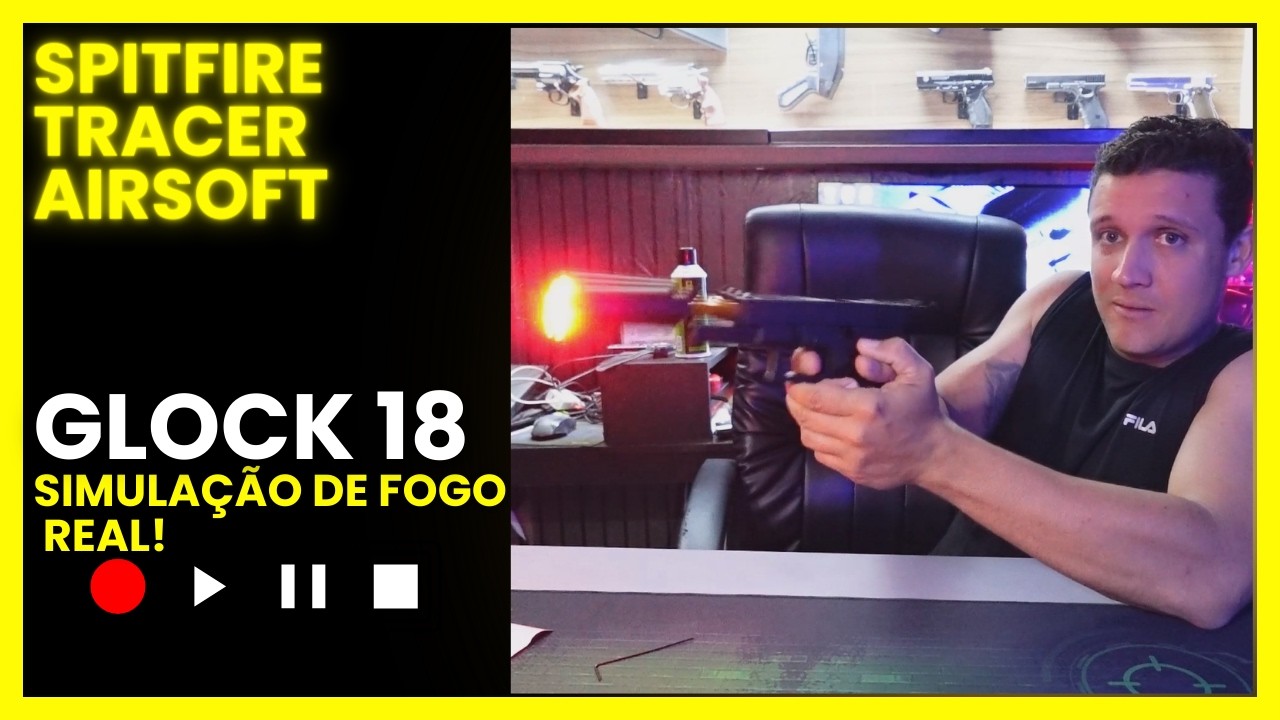 Tracer spitifire - melhor acessório de airsoft que já conheci !