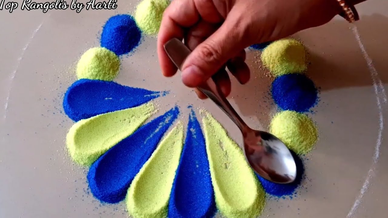 Simple Rangoli Designs | Easy Rangoli Designs | Relaxing Rangoli Videos by Aarti | Top Rangolis