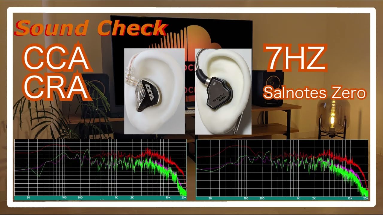 CCA CRA vs 7HZ Salnotes Zero [IEMs Chinese In-Ear headphones Sound Comparison 中華イヤホン音比較]