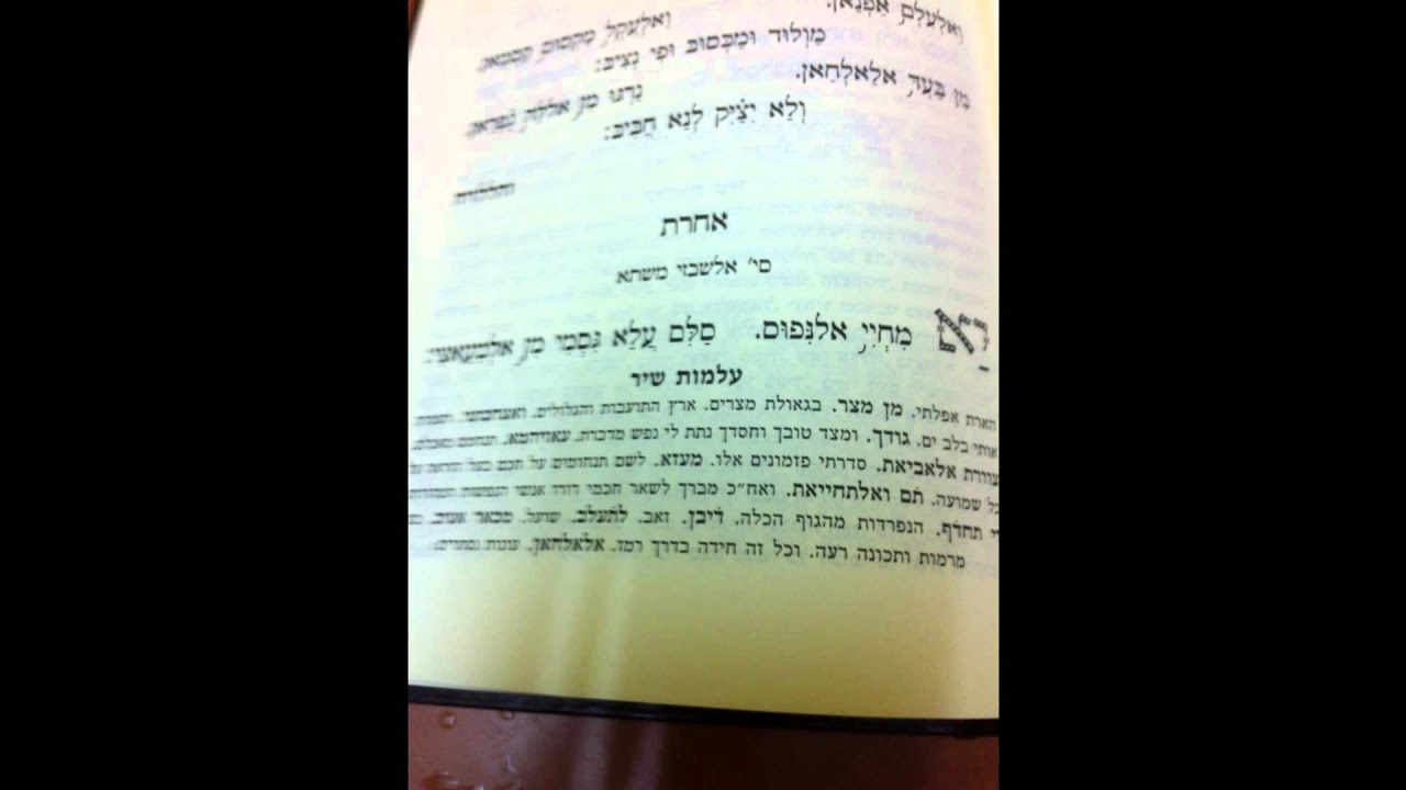 יא מחיי אלנפוס מפי יפת משה מרחובות