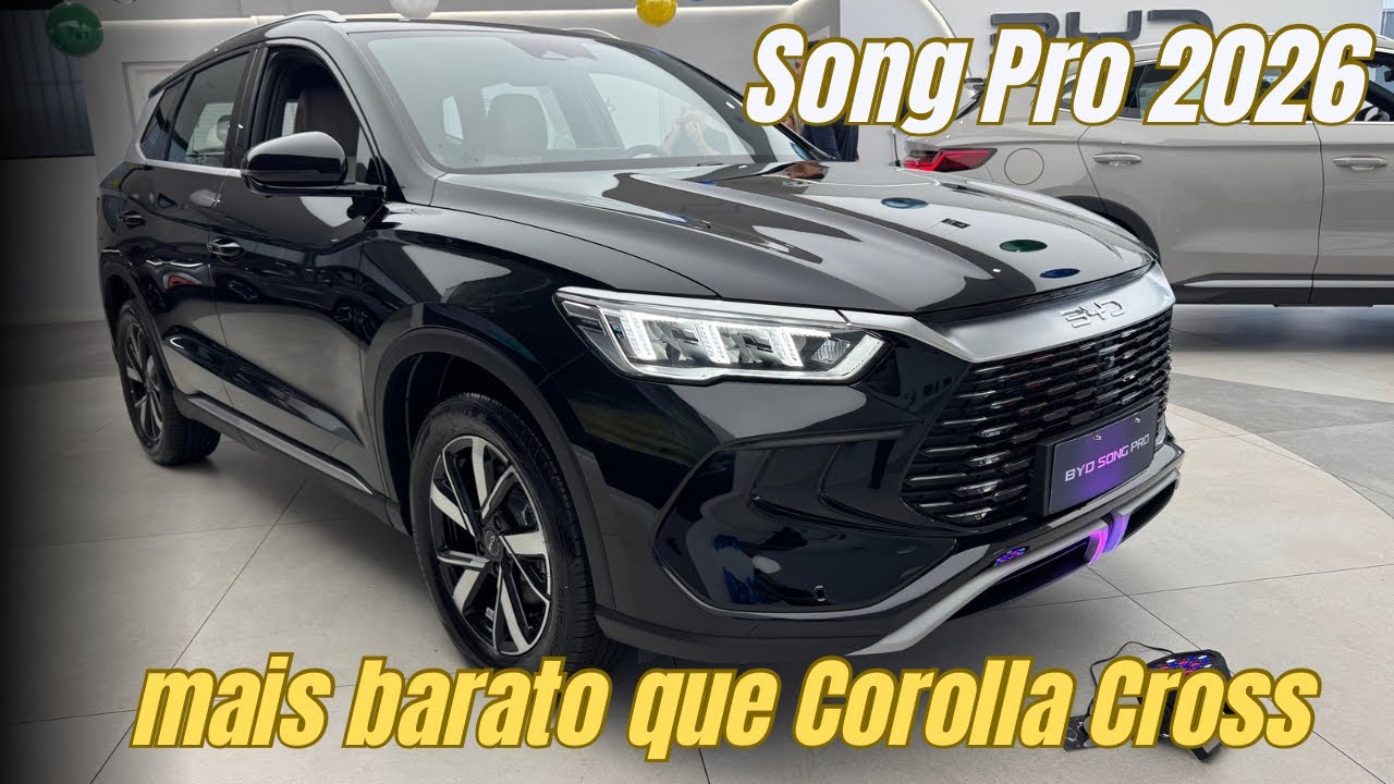 BYD Song Pro 2026: SUV MELHOR que Corolla Cross e Compass?