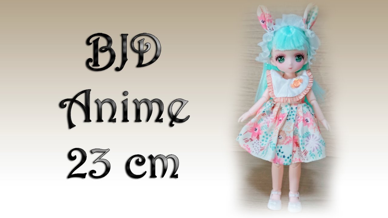 [Review] Boneca BJD Anime Cabelo Menta