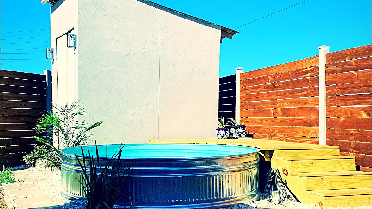 Diy stock tank pool With Pond Shield Epoxy