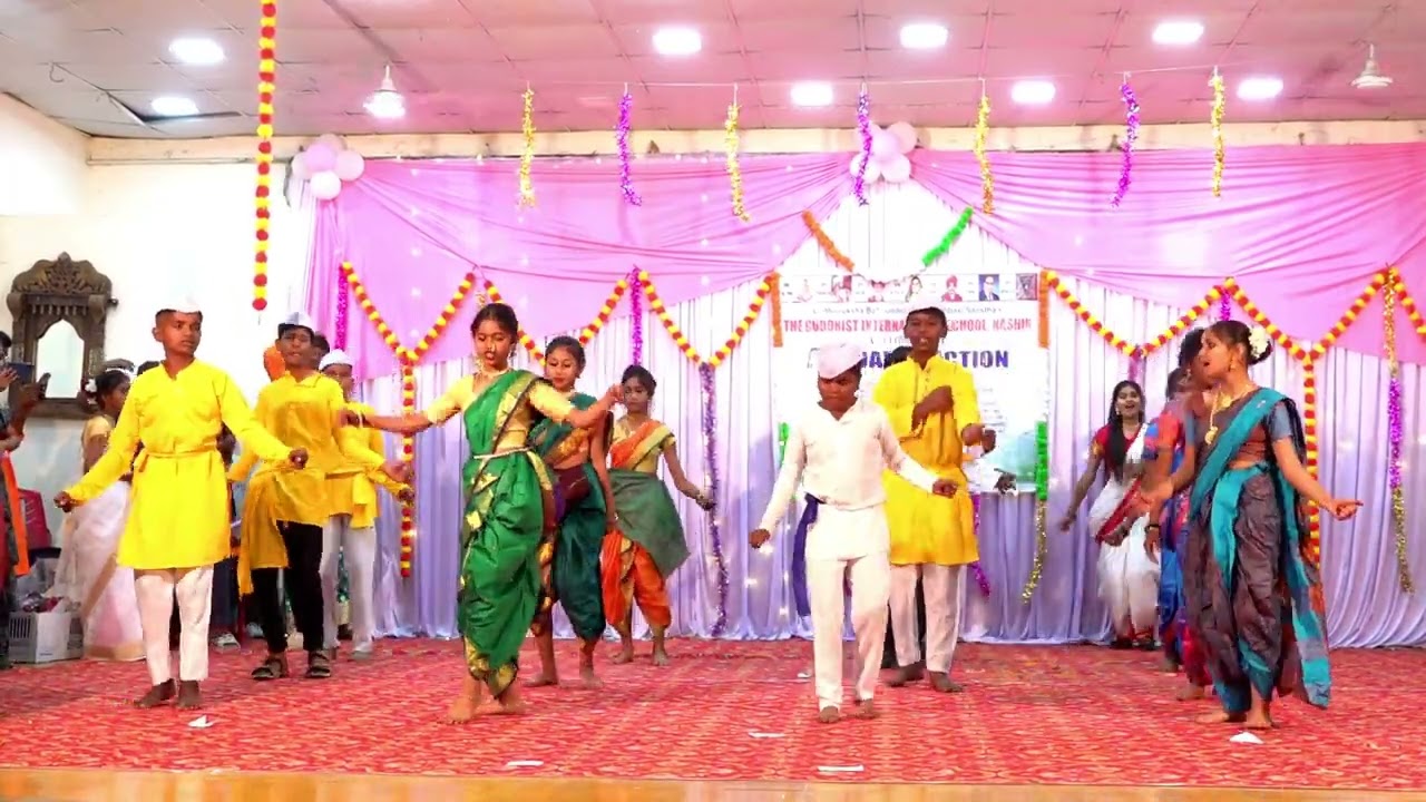 Patlancha Bail Gada presented by 7th, 8th, & 9th STD Students - Buddhist Internnational School.