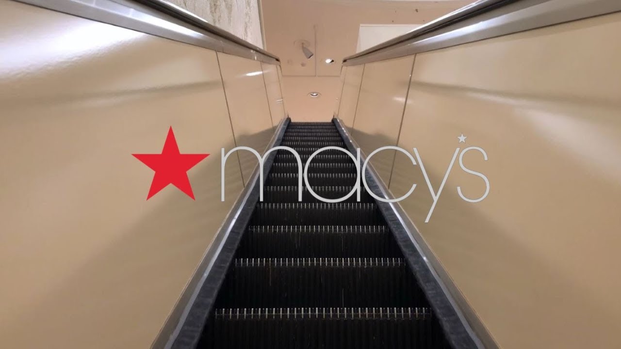 Vintage OTIS Single-File Escalators-Macy's Men & Home-Sunrise Mall-Citrus Heights, CA
