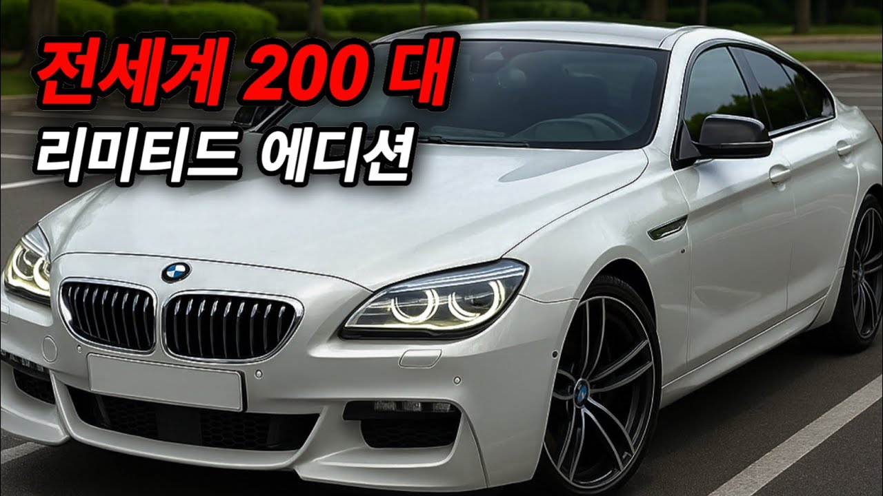 전세계 200대 한정판 BMW 640d 타봤습니다