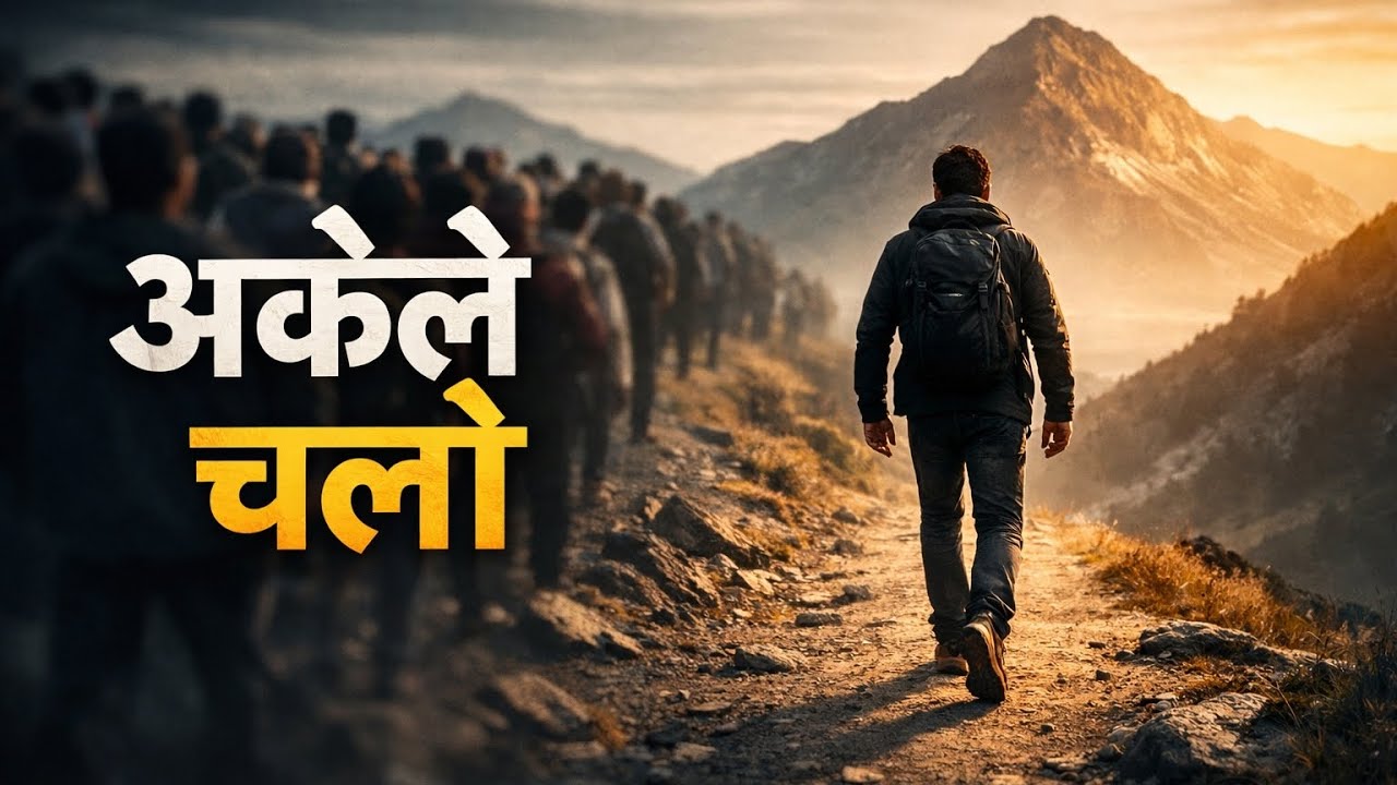 जो अकेले चलना सीख लेता है, वही सबसे आगे निकलता है || Right thoughts || Motivational Video