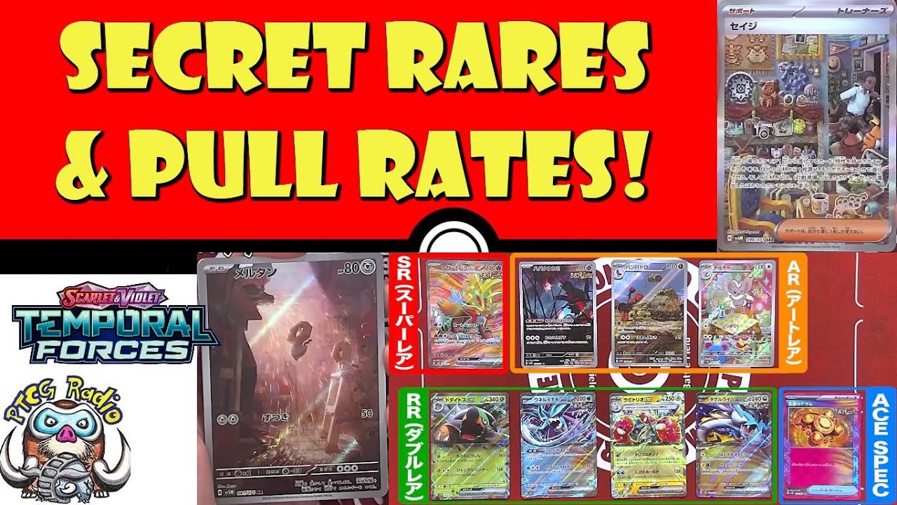 Wild Force & Cyber Judge (Temporal Forces) Secret Rares & Pull Rates Revealed! (Pokémon TCG News)
