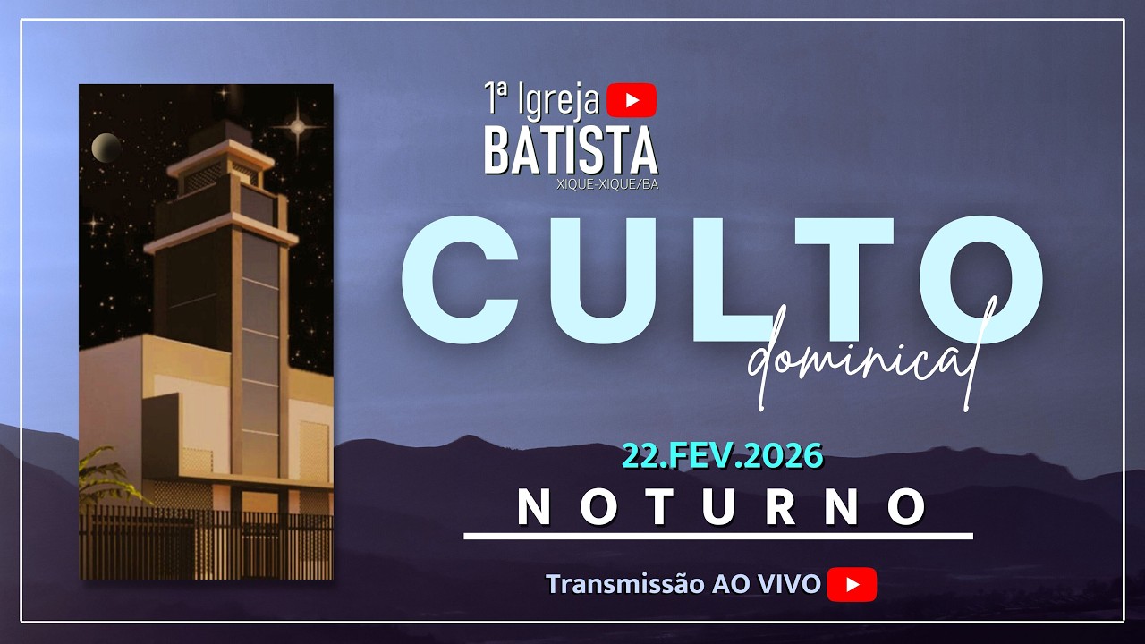 CULTO AO VIVO - O Deus que liberta - 22.02.2026