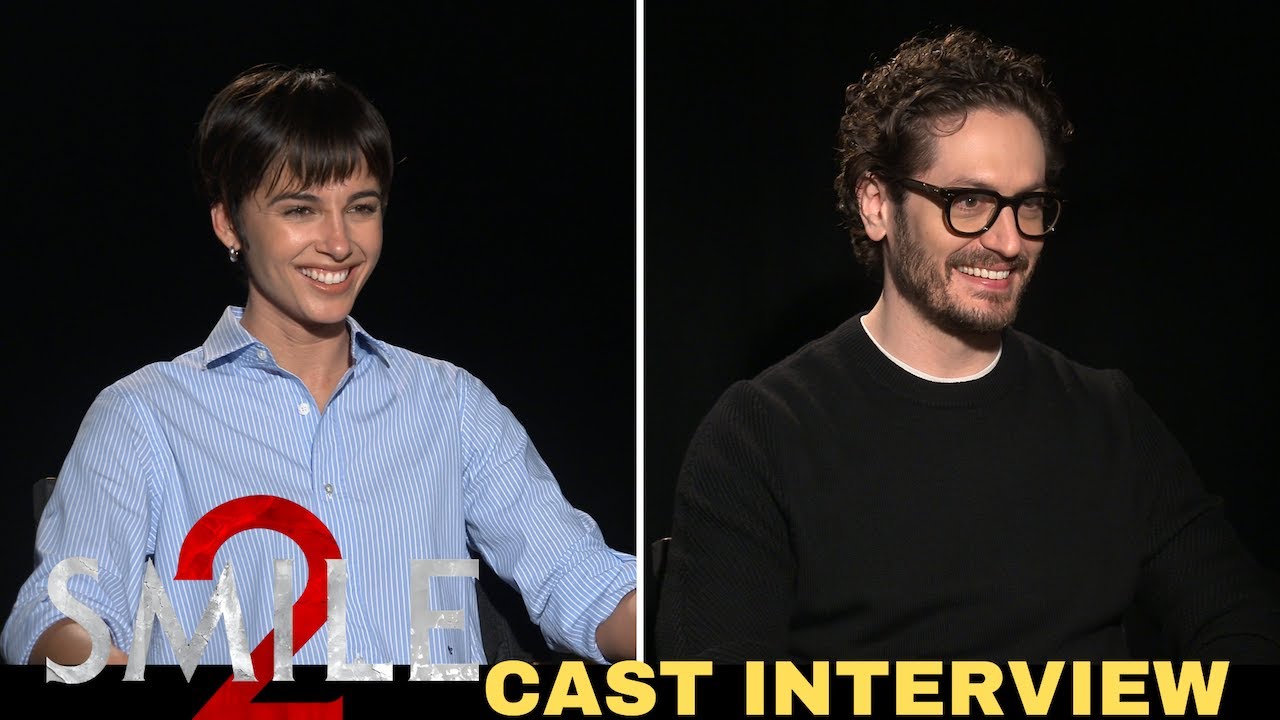 Smile 2 Cast Interview- Naomi Scott and Parker Finn