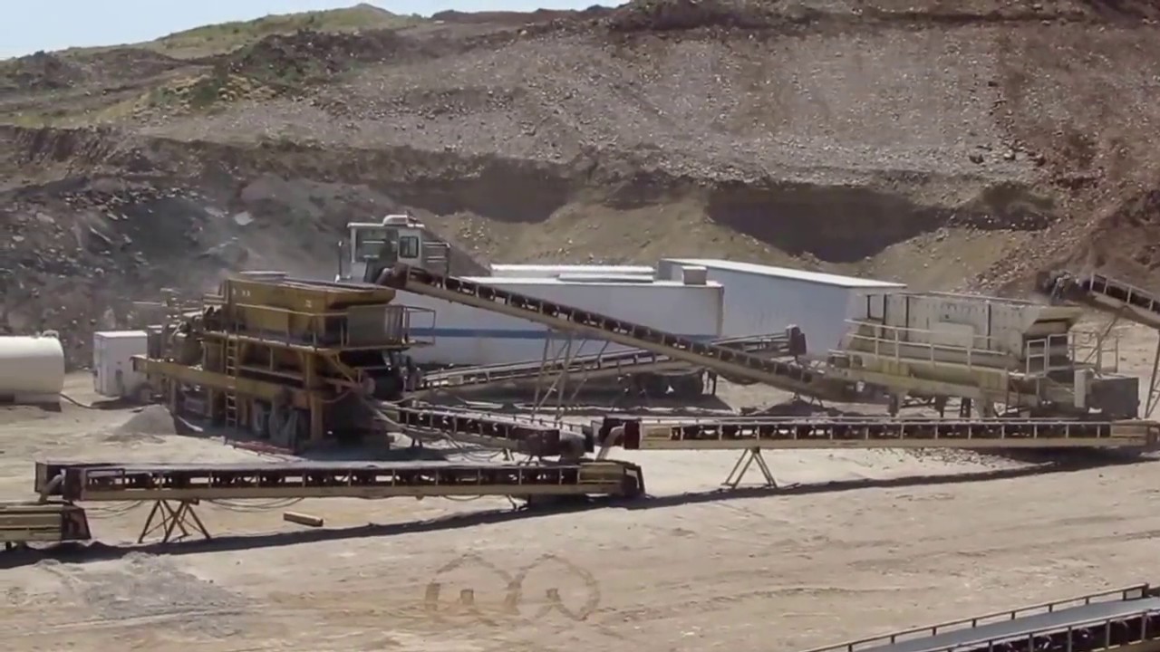 The dry plant at Four Corners Materials