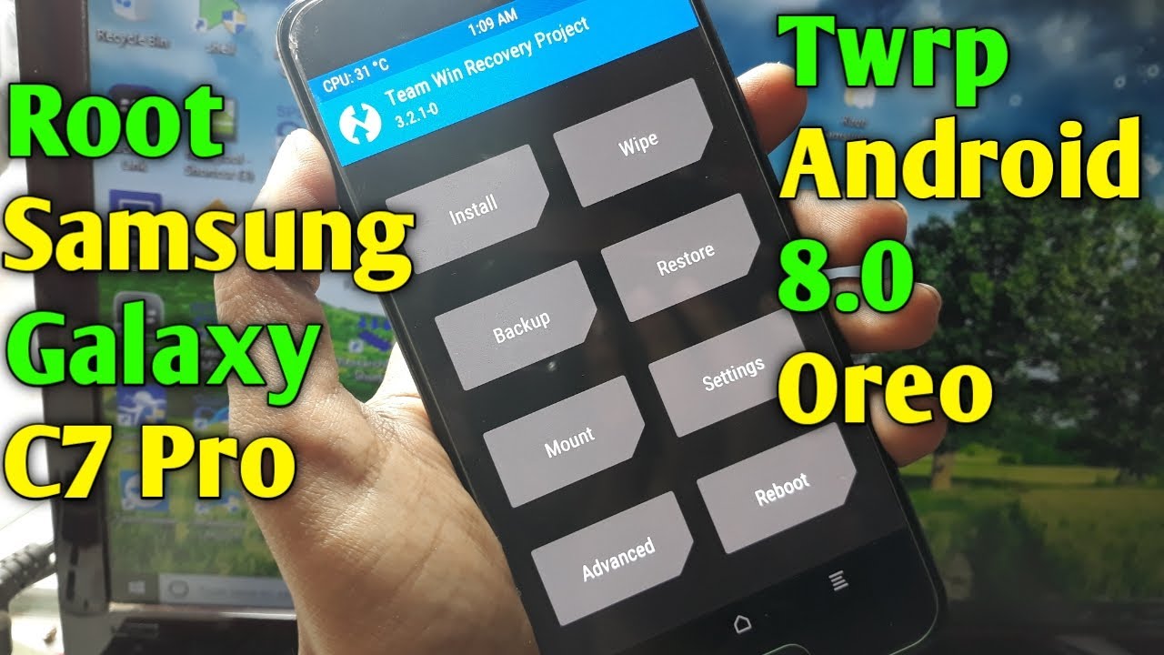 Root Samsung Galaxy C7 Pro Android 8.0 Oreo Twrp l How To Root Install Twrp Samsung C7 Pro