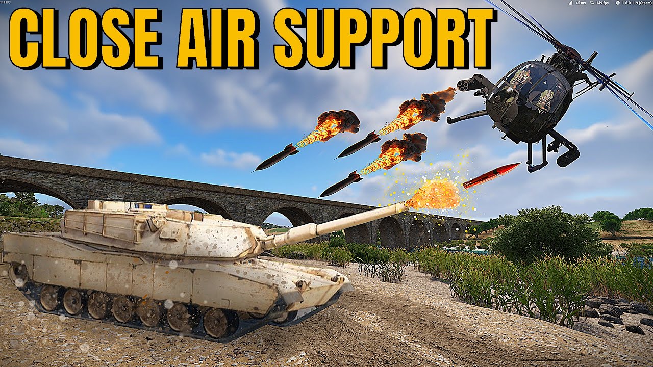 Insane Pilot Destroys M1 Abrams tank in Arma Reforger