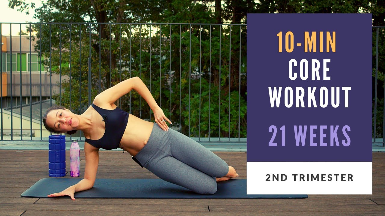 Week 21 of Pregnancy | 10-min Prenatal Core Workout
