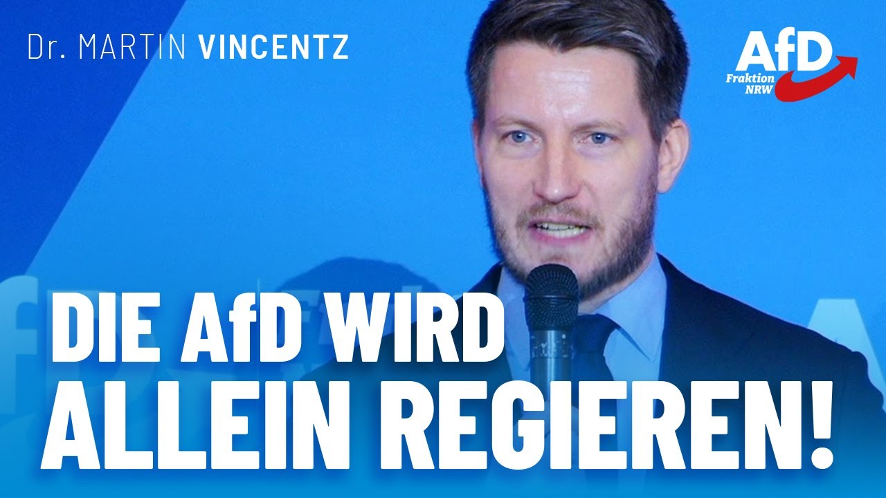 Wir werden alleine regieren! – Dr. Martin Vincentz (AfD)
