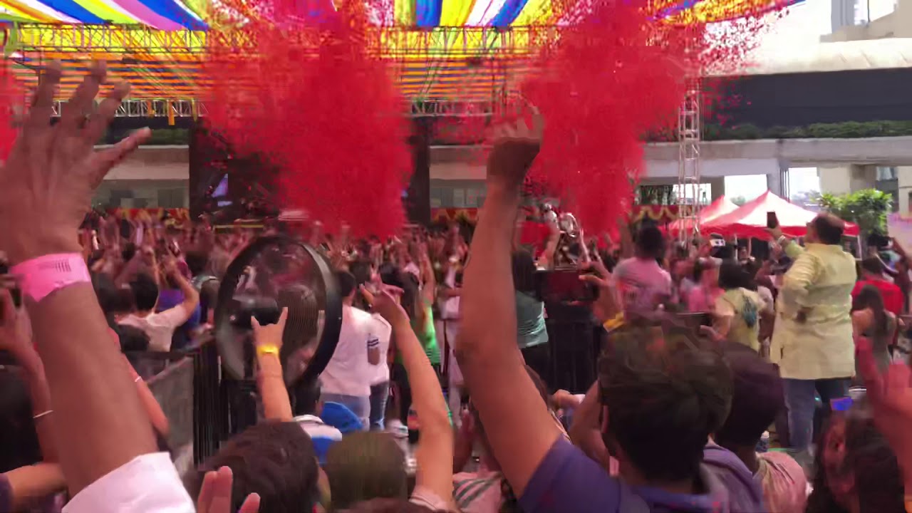 Holi bash 2020 Amanora Mall magarpatta Pune