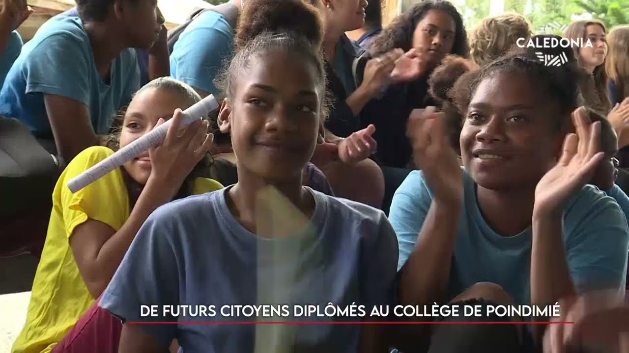 De futurs citoyens diplômés au collège de Poindimié