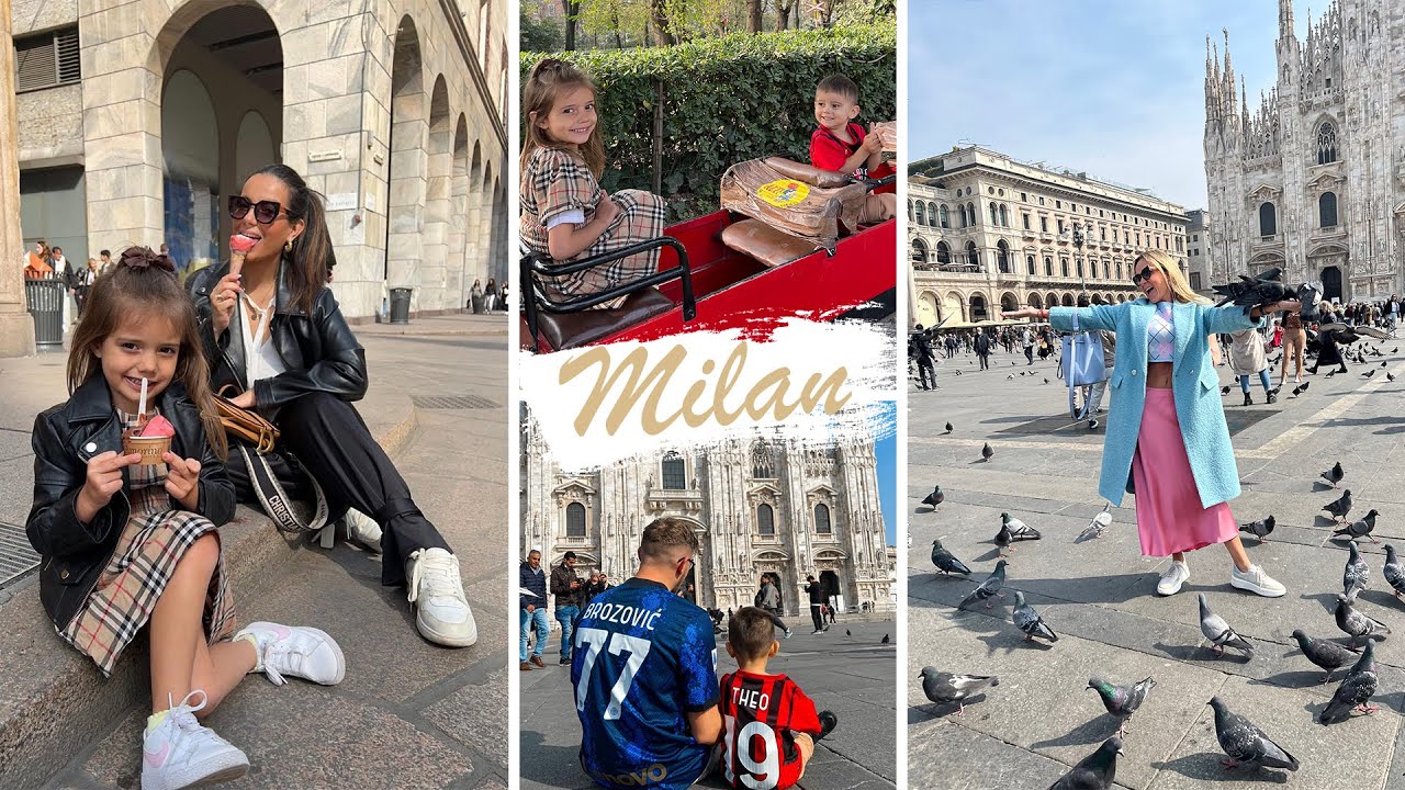 TRAVEL VLOG: FAMILY TRIP TO MILAN! Kids got SO EXCITED!!