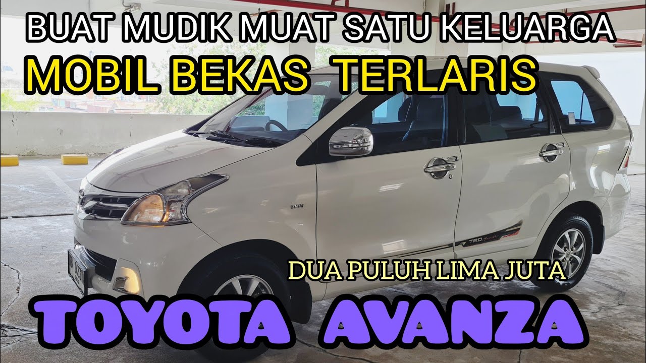 Toyota Avanza G M/T 2014, трехрядный салон, самый продаваемый подержанный автомобиль для встречи ...