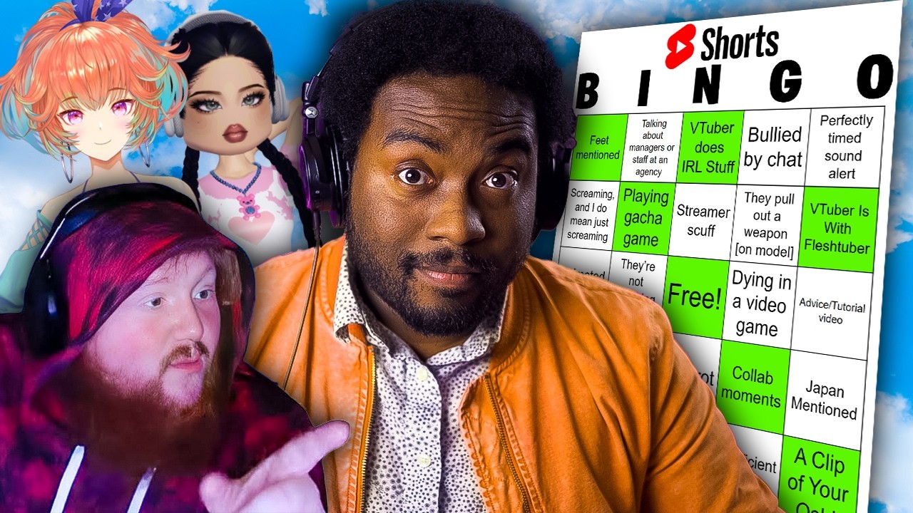 YouTube Shorts Bingo, but with VTUBERS