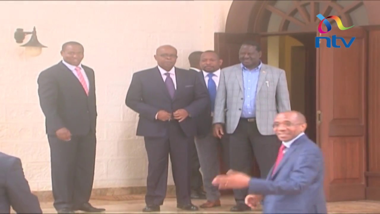 3 governors present at the Raila - Kibaki meeting
