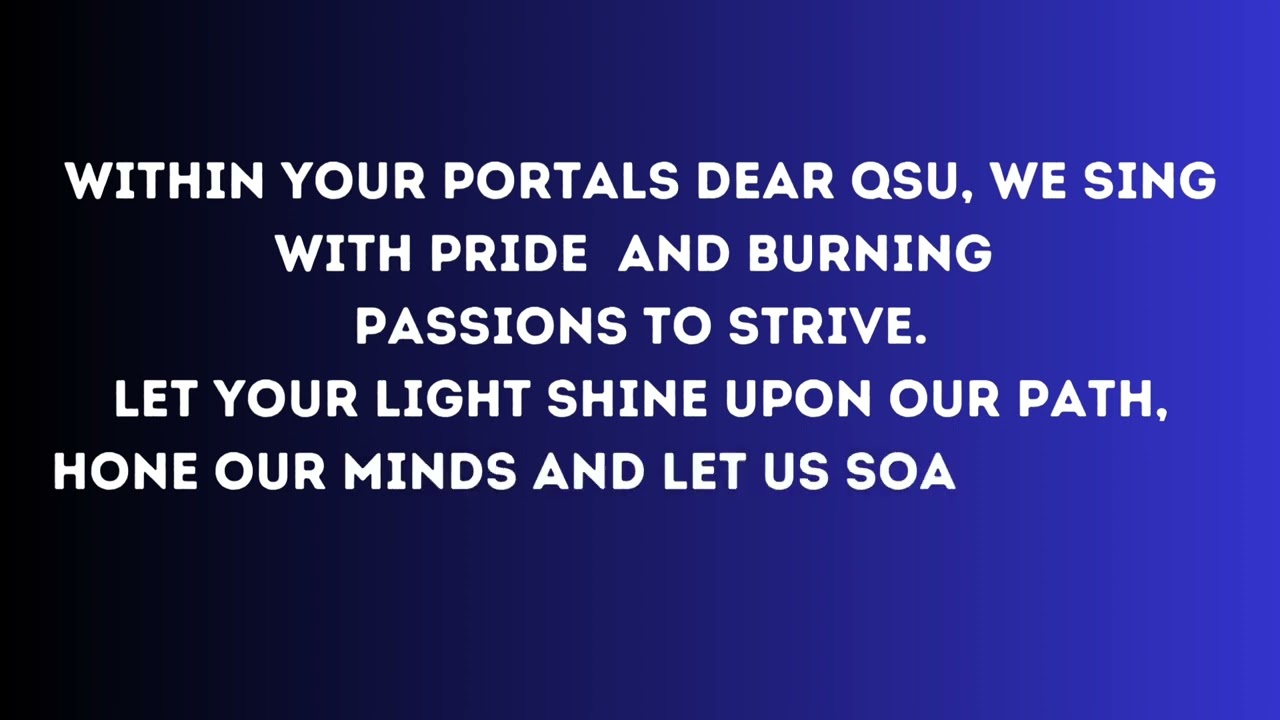 QSU HYMN- QSU (KARAOKE VERSION)