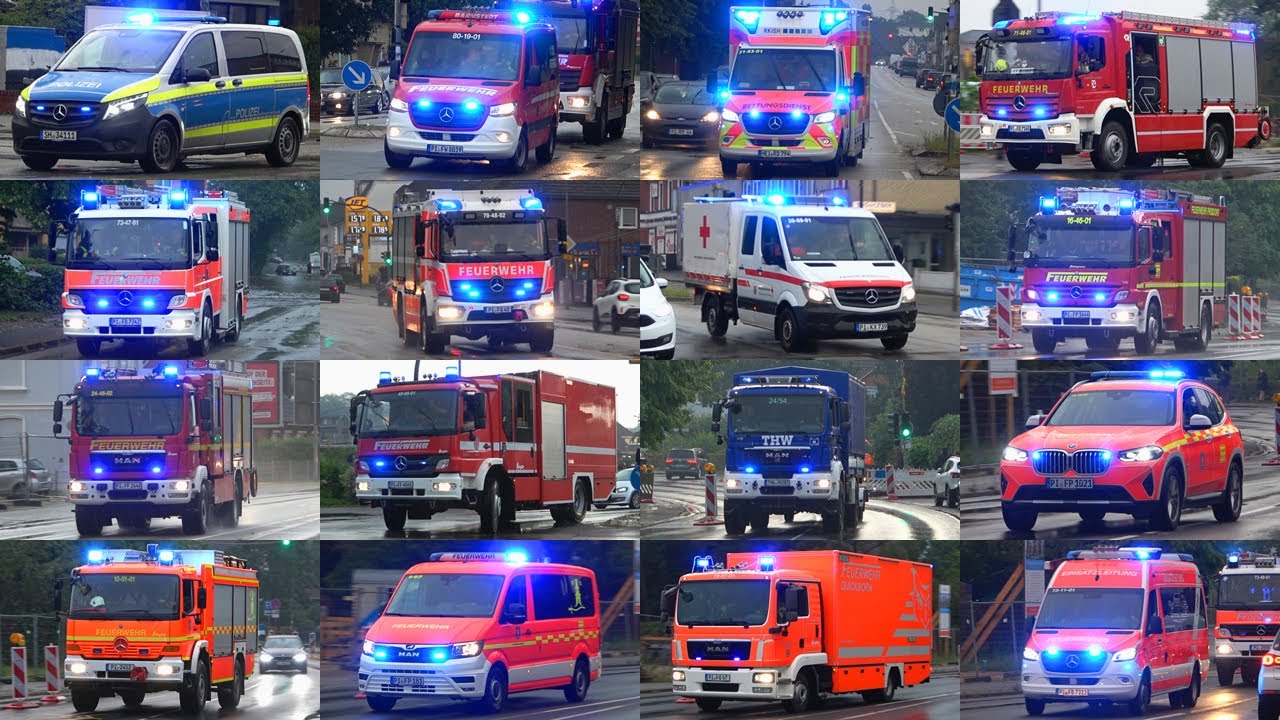 🚨 [Schweres Unwetter] &Uuml;ber 200 Eins&auml;tze - Gro&szlig;einsatz in Quickborn 🚨