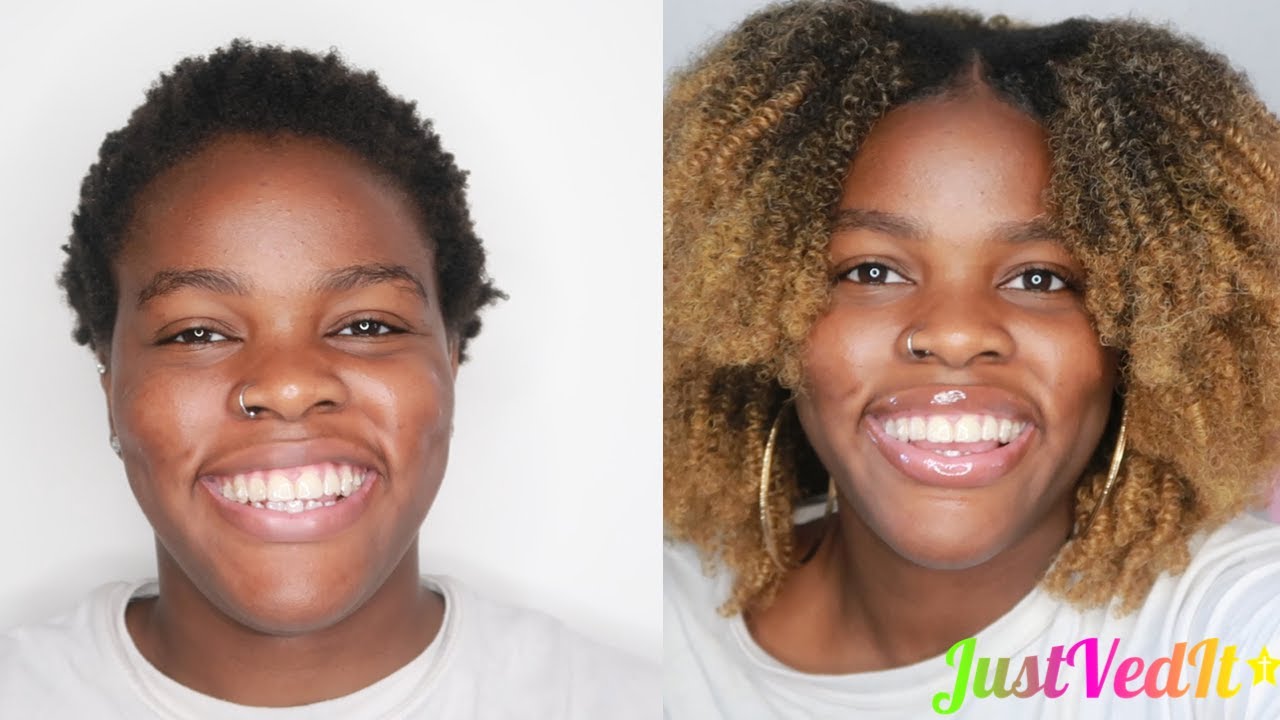 The Best Affordable Clip-ins $20 TWA 4C Protective Style | Outre Big Beautiful Hair 4C Coily Fro