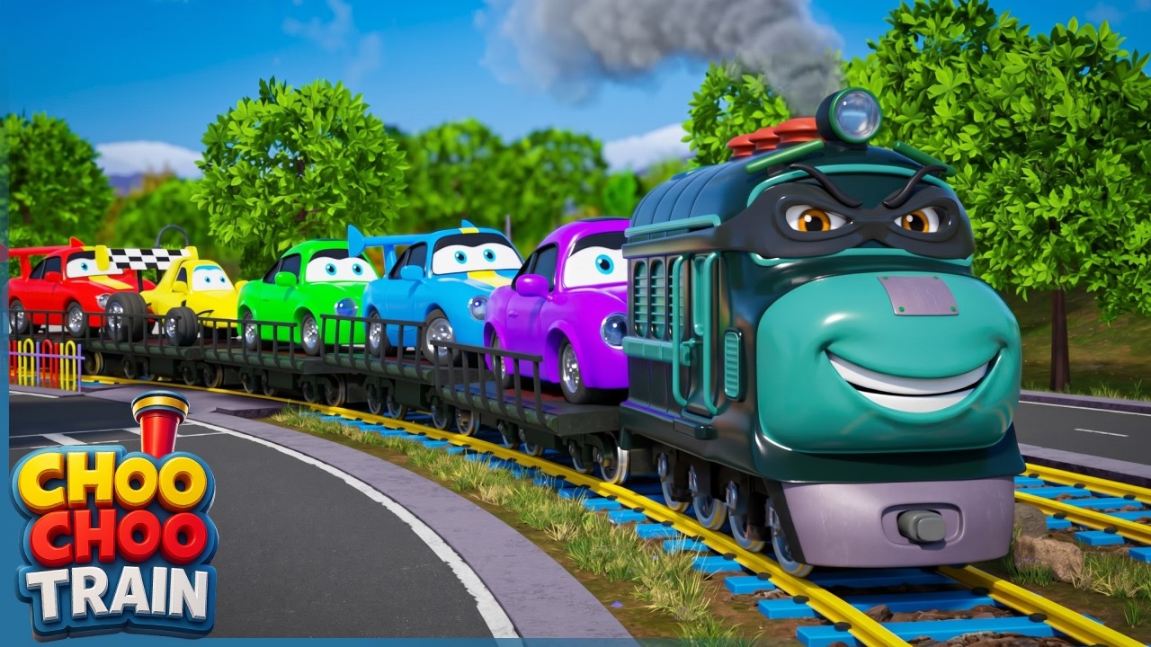 Police Train vs Thief Train 🚓🚂 Rescue Mission Saves Toy Cars!