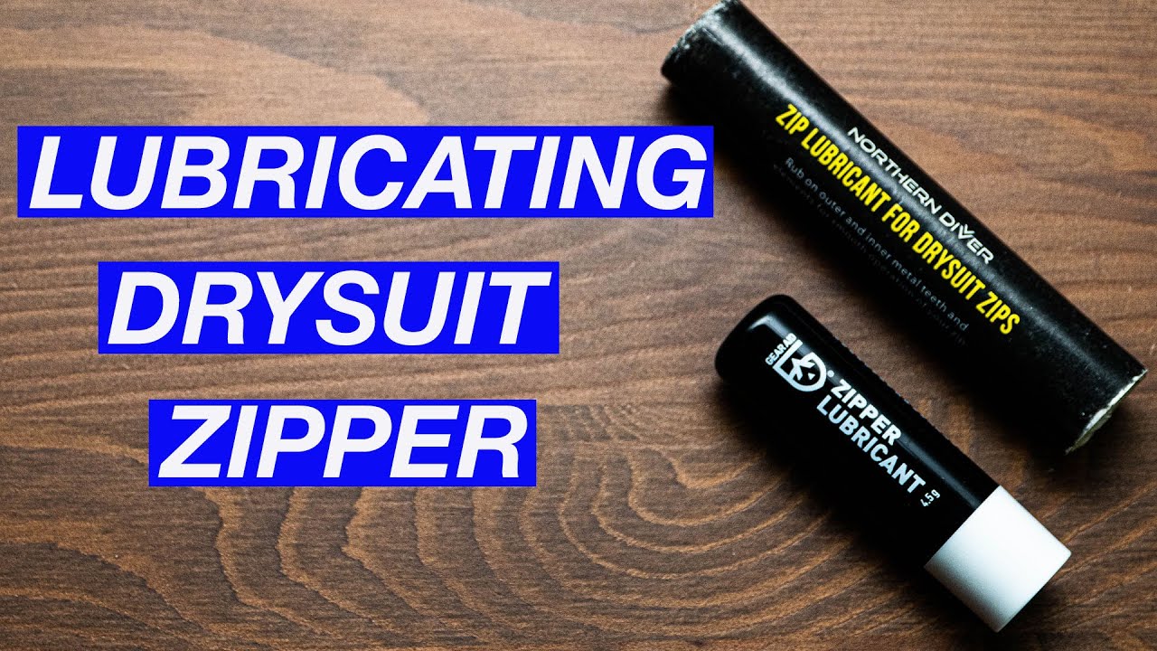 DRY SUIT MAINTENANCE | Beginners guide to Waxing or Lubricating your Drysuit zipper | SCUBA DIVING