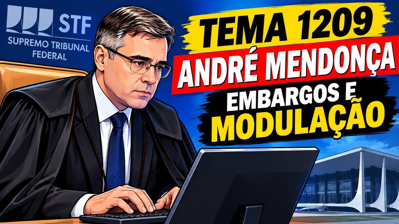 TEMA 1209 🔴 ANDR&Eacute; MENDON&Ccedil;A NA APOSENTADORIA ESPECIAL DOS VIGILANTES 