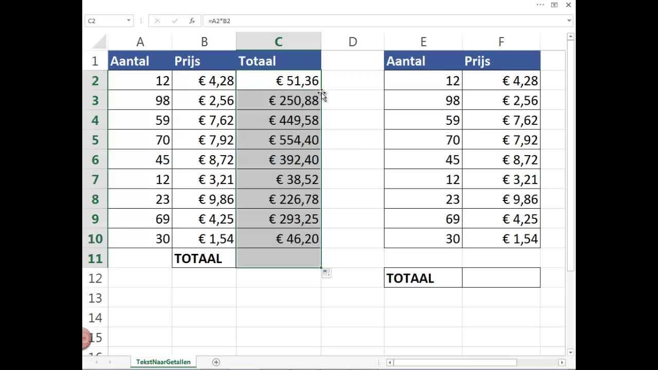 Excel || SOMPRODUCT functie uitgelegd