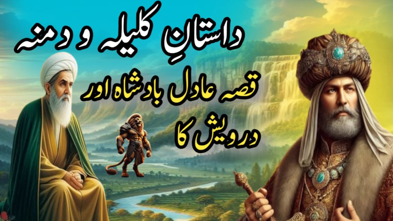 Kissa Adil Badshah aur darvesh Ka | Urdu Hindi Moral Story | Dastan Kalila aur Damna