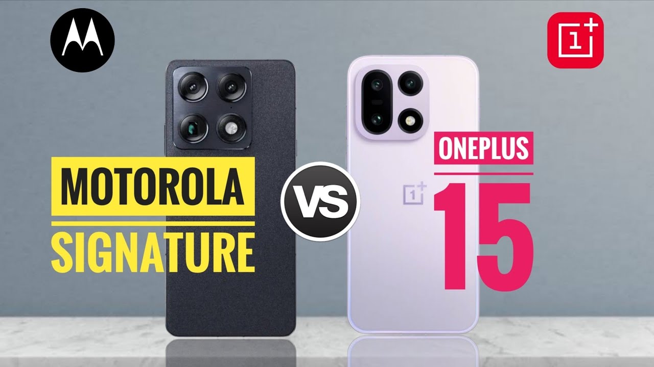 Moto Signature vs OnePlus 15 : Full Comparison ⚡ Which is Best?