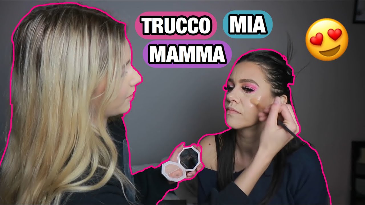 TRUCCO MIA MAMMA PER LA PRIMA VOLTA! || Samantha Frison