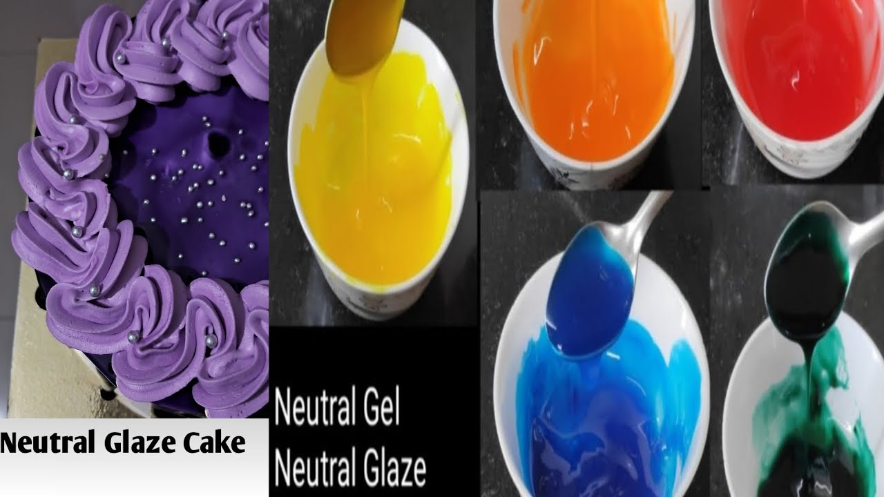 How to use Neutral Glaze on cake| केक वर जेल कसे वापरावेत|Neutral Gel|Neutral Glaze cake