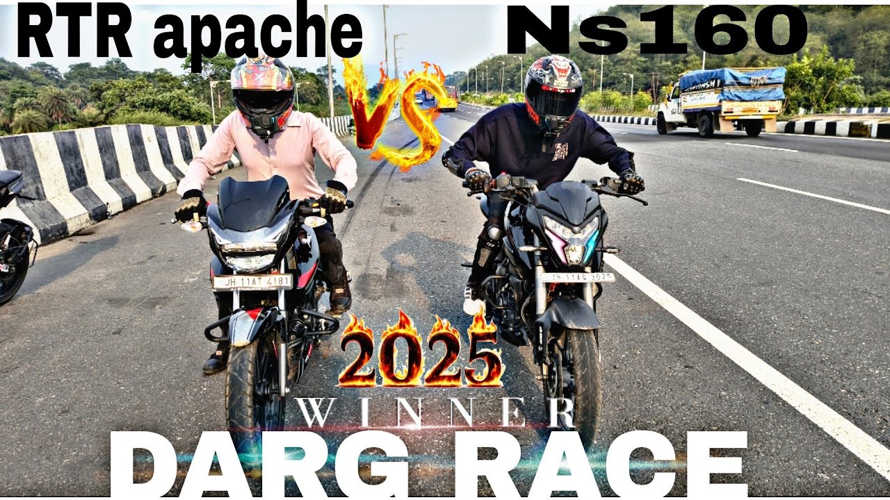 RTR APACHE160  VS NS 160 /🚀 DARG RACE  🔥  BATTLE |2025 ‎⁨