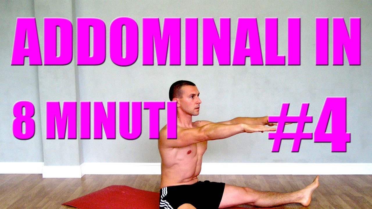 Addominali Allenamento in 8 minuti: Programma #4 Triset