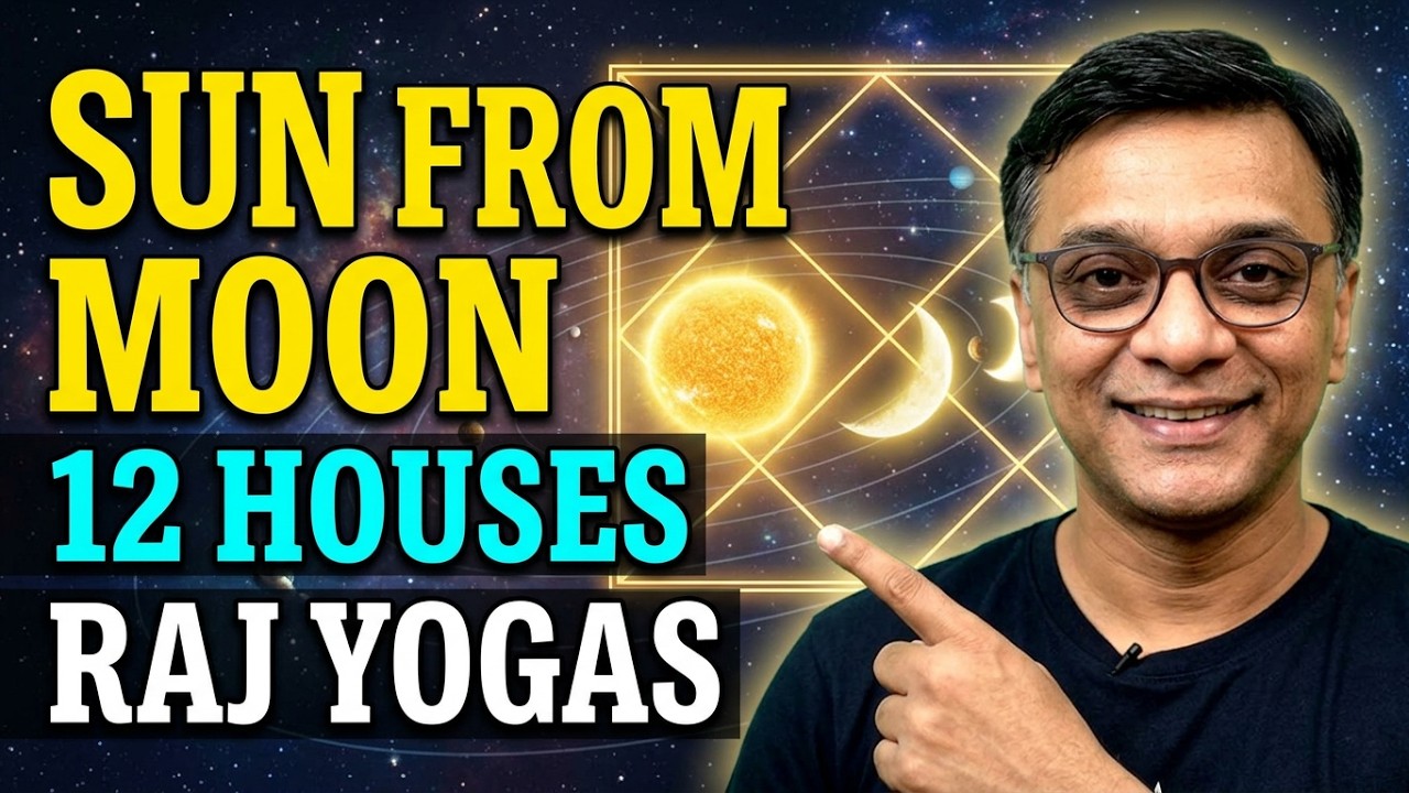 Sun in 12 Different Houses from the  Moon || Planets from Planets Series !